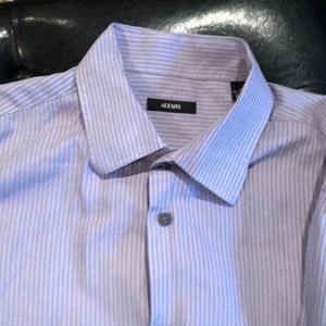 Alfani XL button up long sleeve shirt